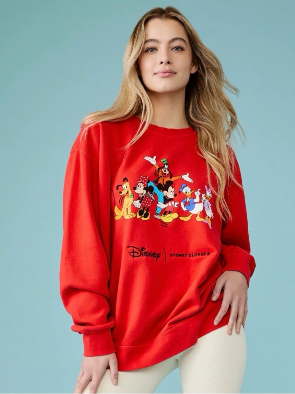 Disney x Stoney Clover Lane Mickey & Friends Oversized Sweatshirt S/M